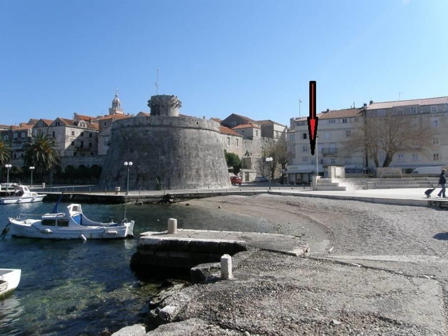 Apartment Pomirenja Korčula Exteriör bild